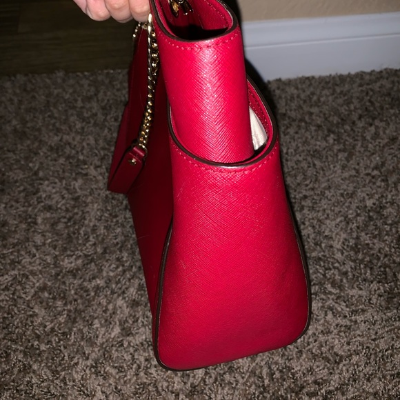 Burgundy Michael Kors Purse - Picture 2 of 8